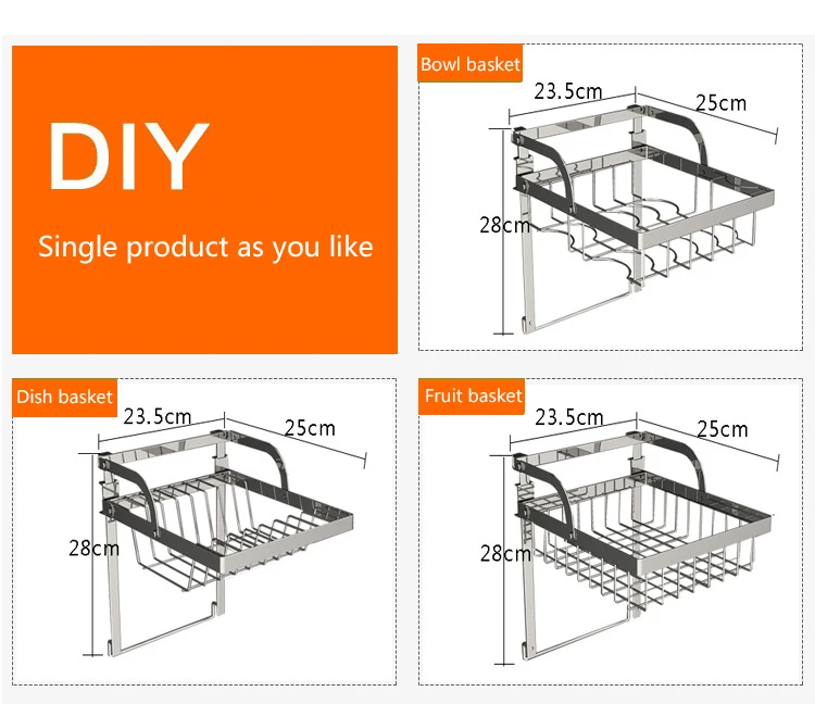 Kitchen Cutlery Holders Dish Drying Rack Over Sink Rack Stainless Steel Sink Drain Rack