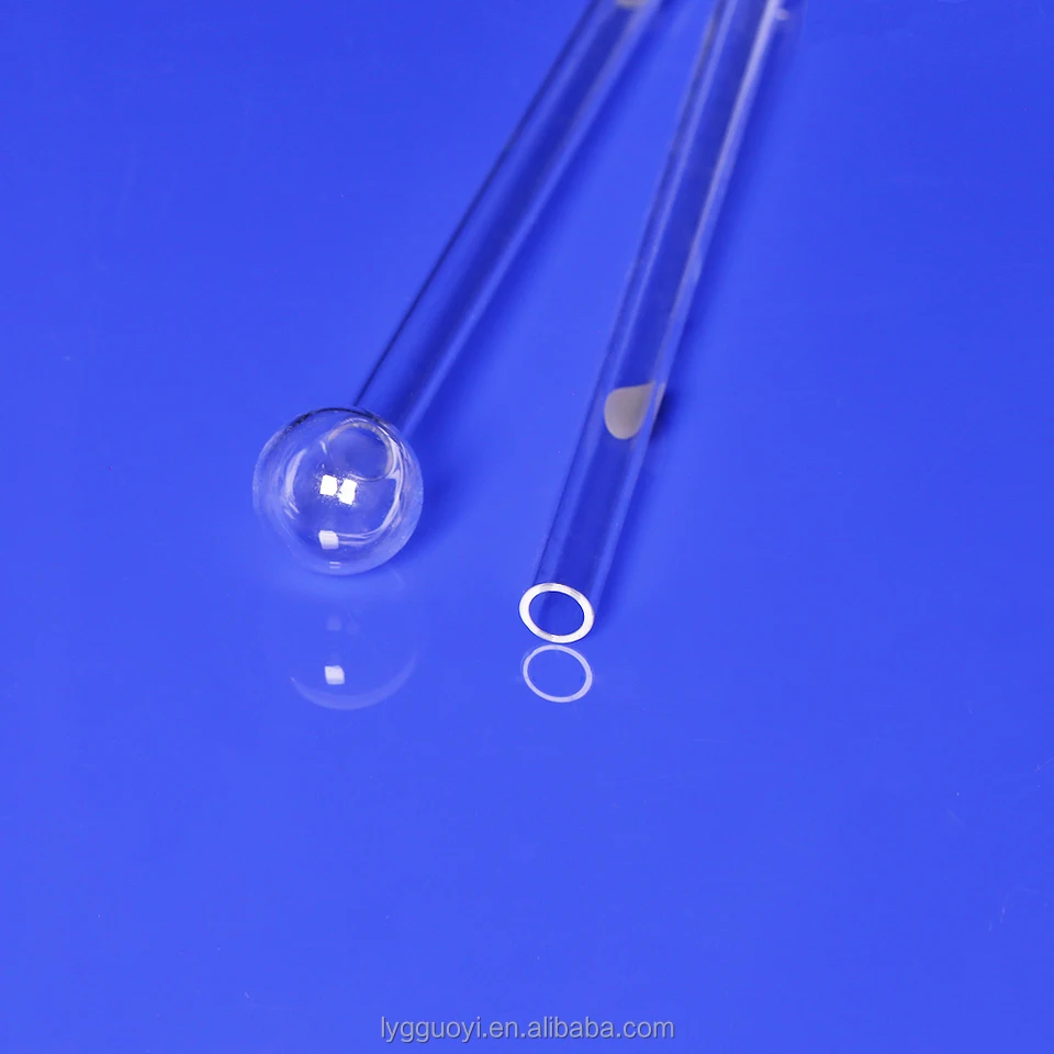 Bet Sample Quartz Tube Quartz Pipes High Quality Hot Sale Ball Shape End Clear Quartz Glass Test Tube