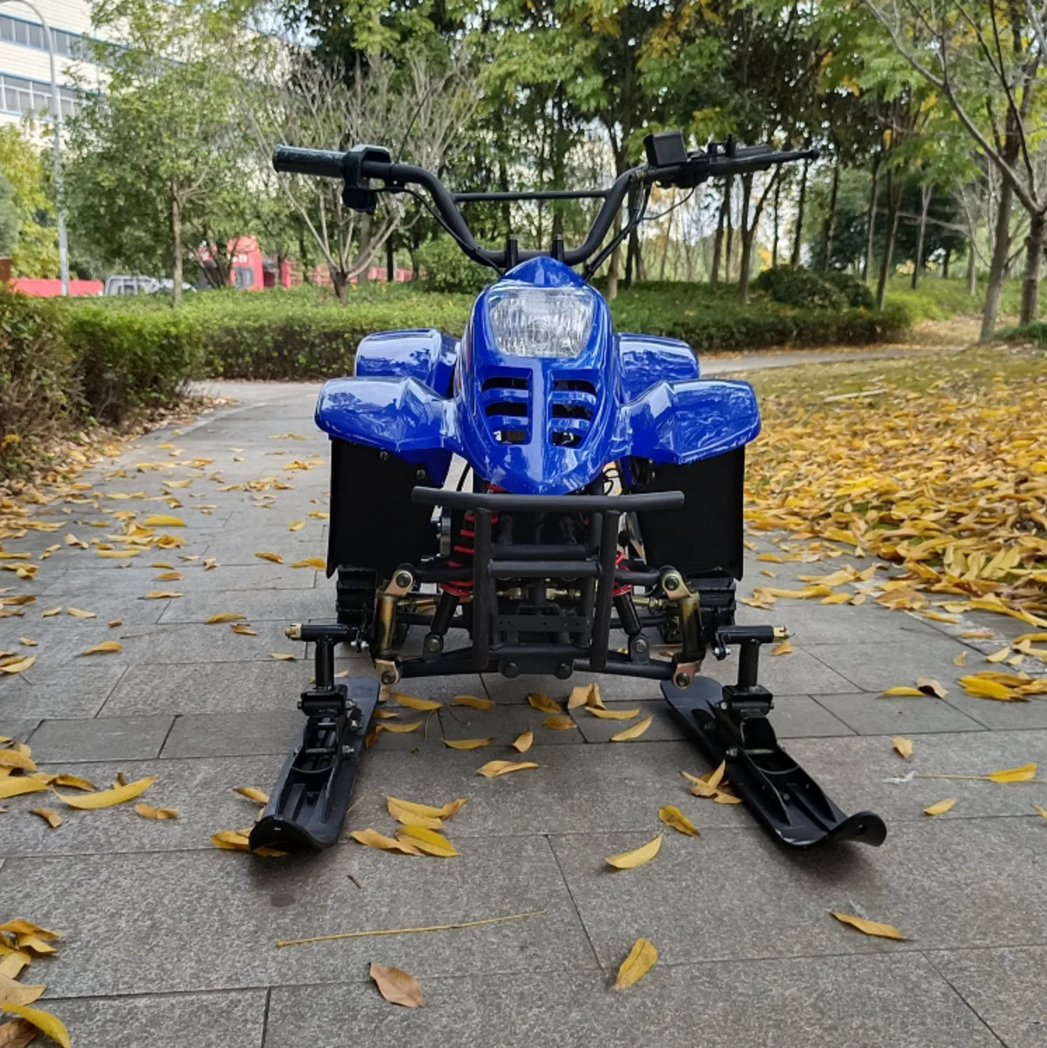2025 Wholesale 150cc Engine Snow Scooter Double Snowmobile Sled Car Ski Resort Motorcycle Trail Style 4 Stroke Engine Touring