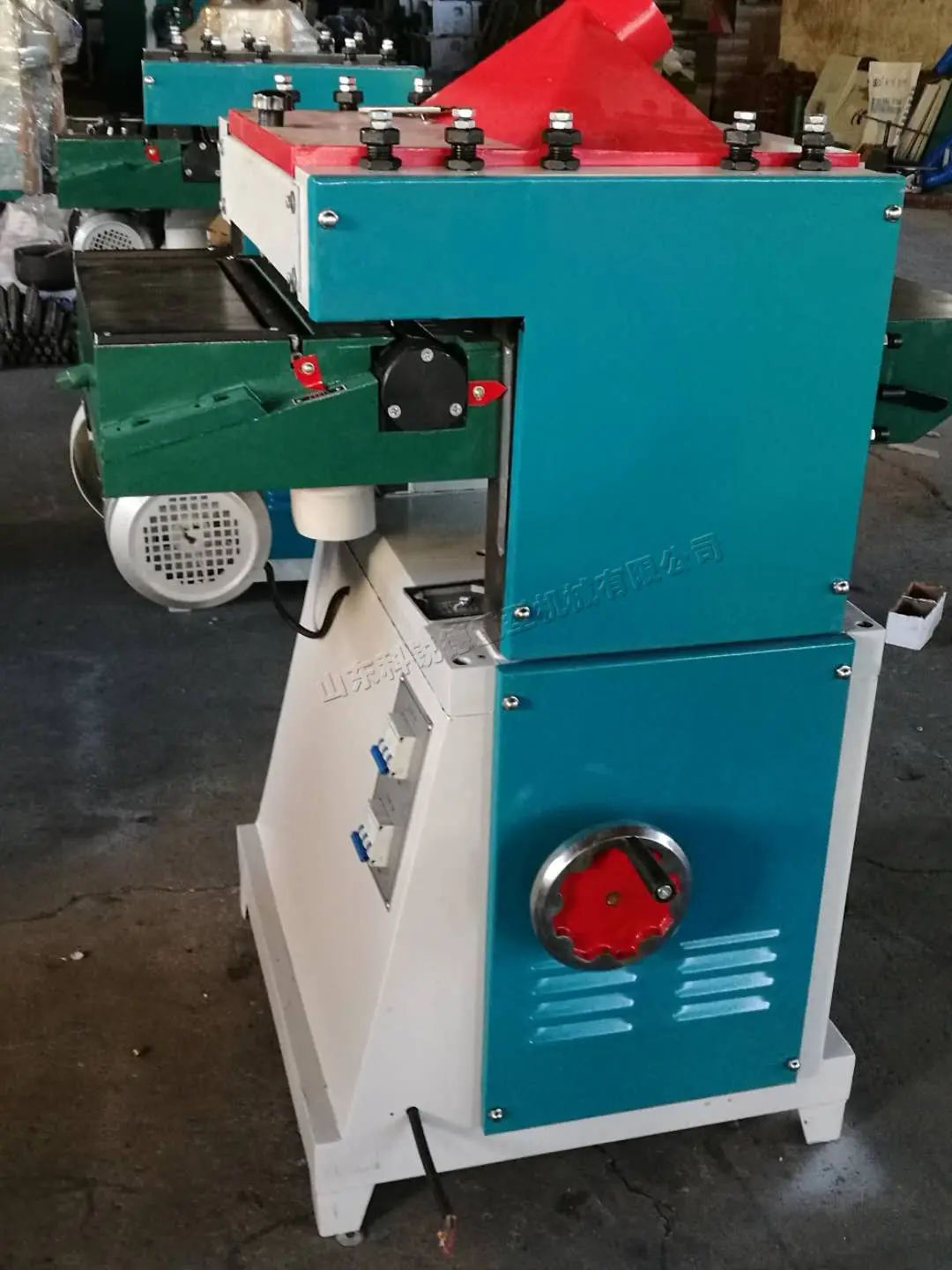 Heavy-duty woodworking double-sided high speed planer with vacuum factory direct sales