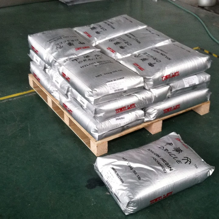 
30% glass fibre reinforced Polyamide6 flame retardant based on red phosphorus. UL94 V-0, PA6 GF30 FR nylon6 