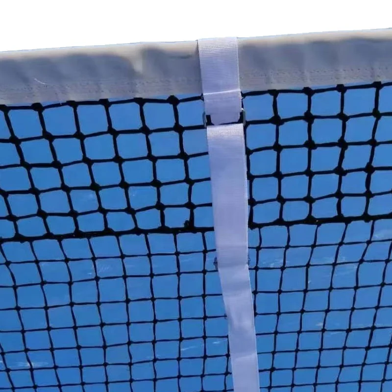 Aoson PE tennis practice net sports net 12.8*1.07m OEM size High quality game double tennis nets