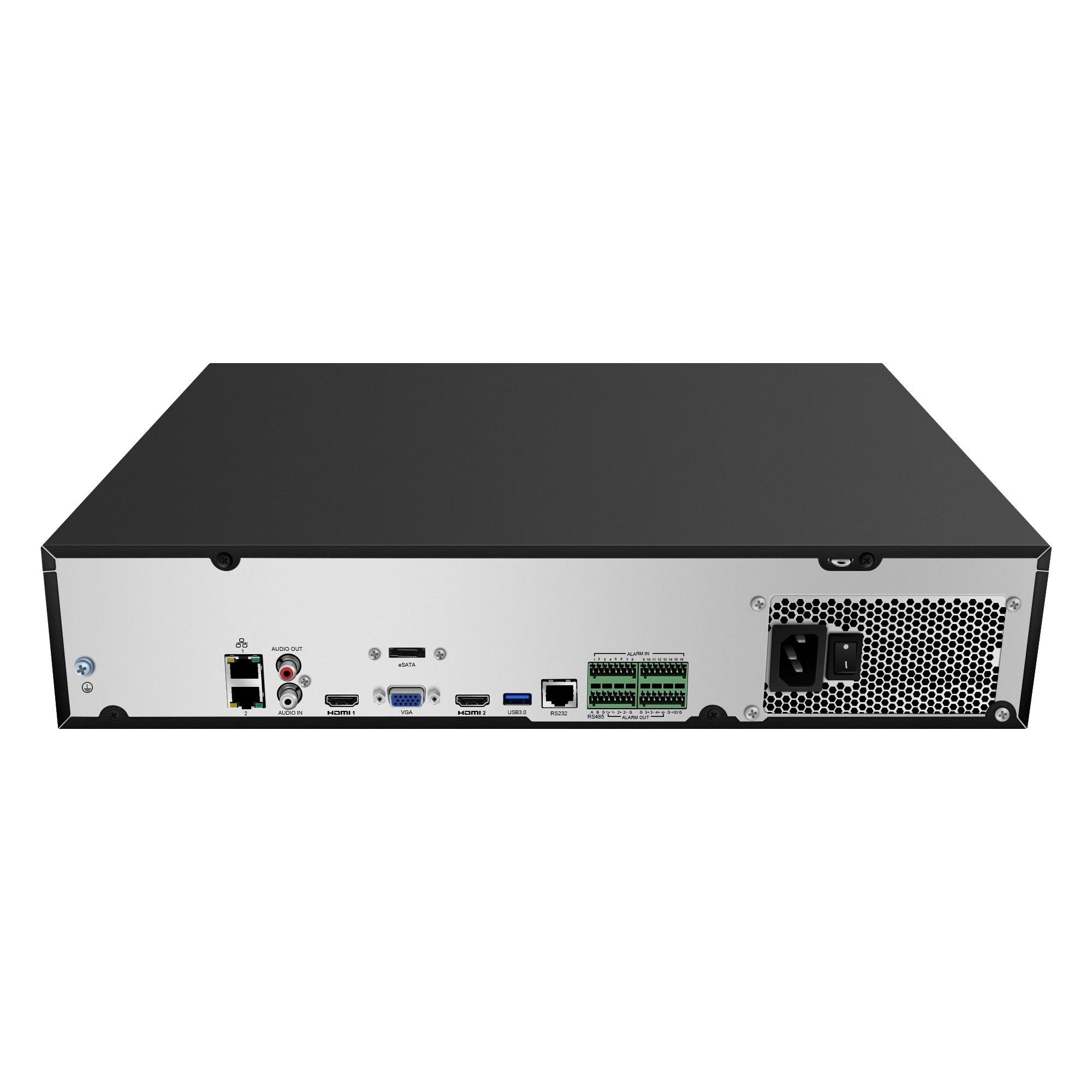 64 Channel 6K 12MP NVR Video Recorder Alone, Supports up to 64 x 12MP/8MP 4K/5MP IP Cameras, With Guard Vision App