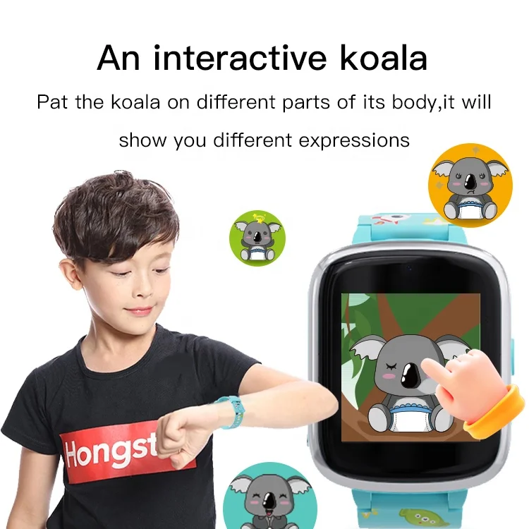 2023 Good Reputation CTW22 1.54 Inch HD Screen Kids Game Music Smart Watch for Kids Gift