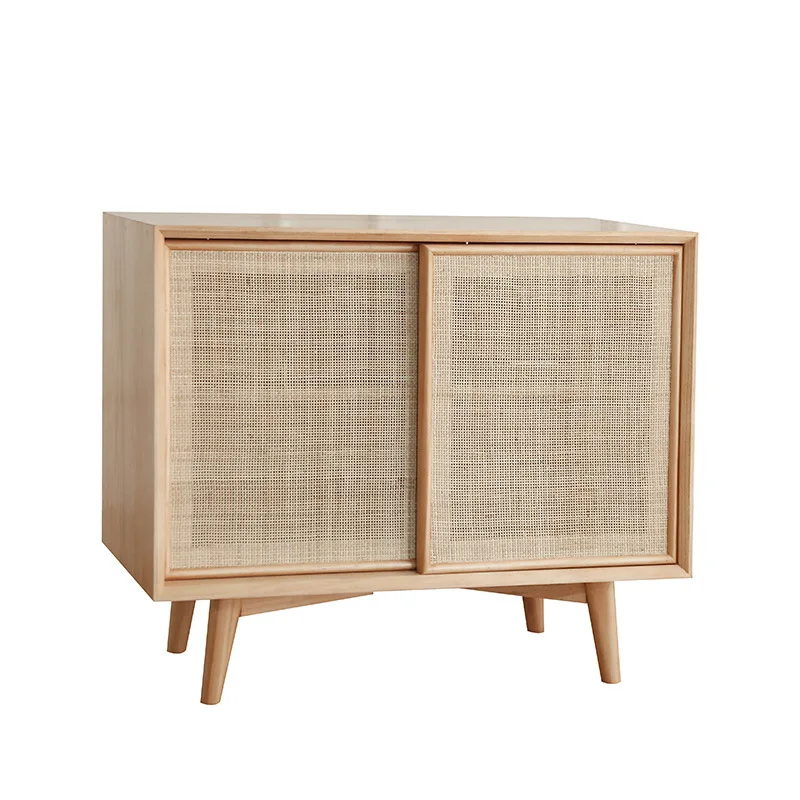 Фабричный новый дизайн, винный шкаф из ротанга в гостиную, шкафы для хранения из массива дерева