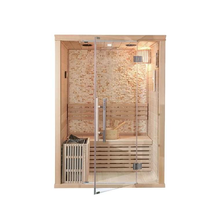 3 persons hemlock material wood steam sauna room wholesale