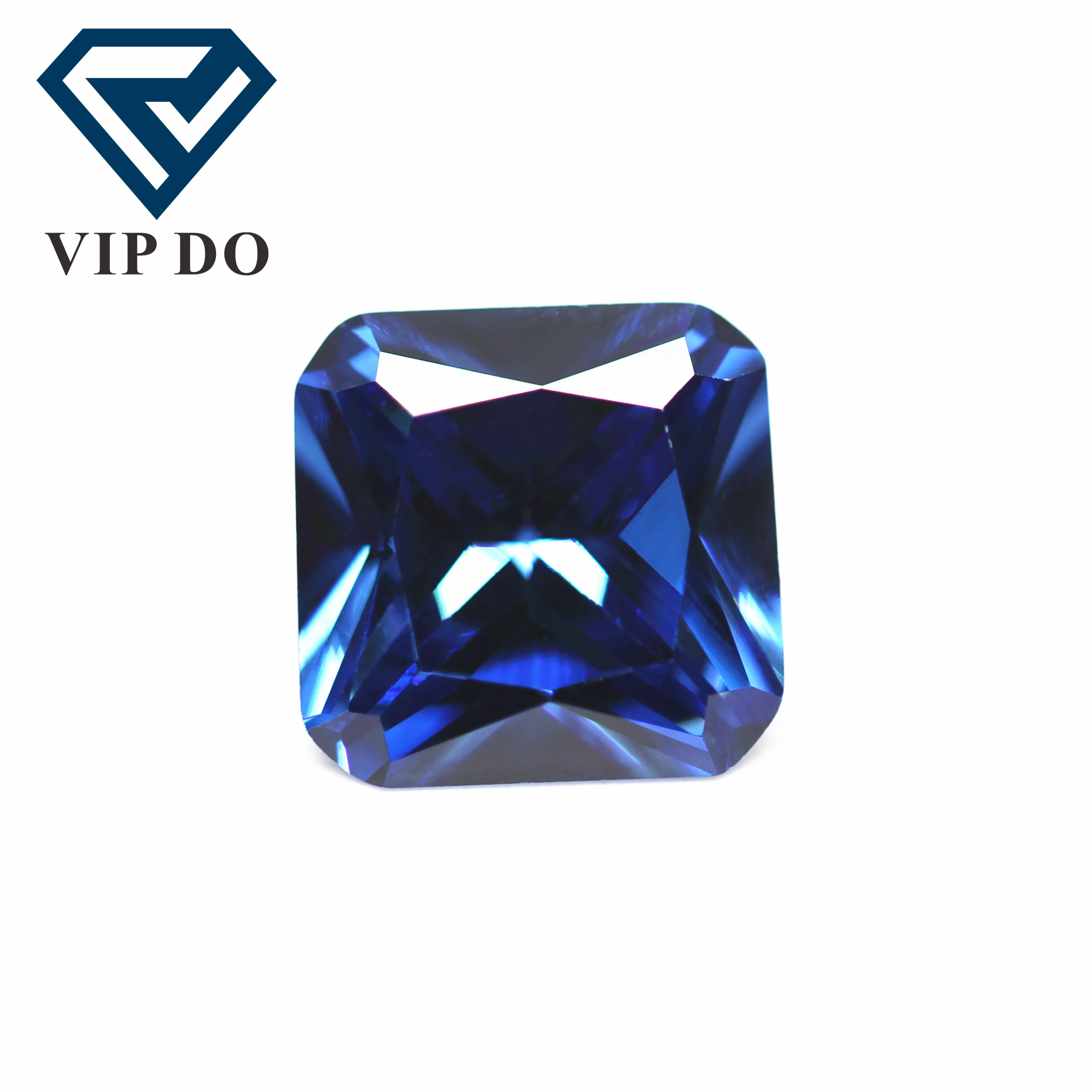 3*3 мм-12*12 мм квадратный угловой сапфировый синий кубический цирконий свободные драгоценные камни синтетический алмазный вырез формы CZ