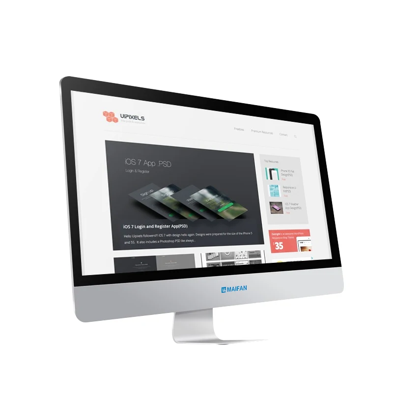 OEM Cheap Office School Gaming PC i5-3210 21.5 Inch Intel i5  All in One Desktop AIO PC