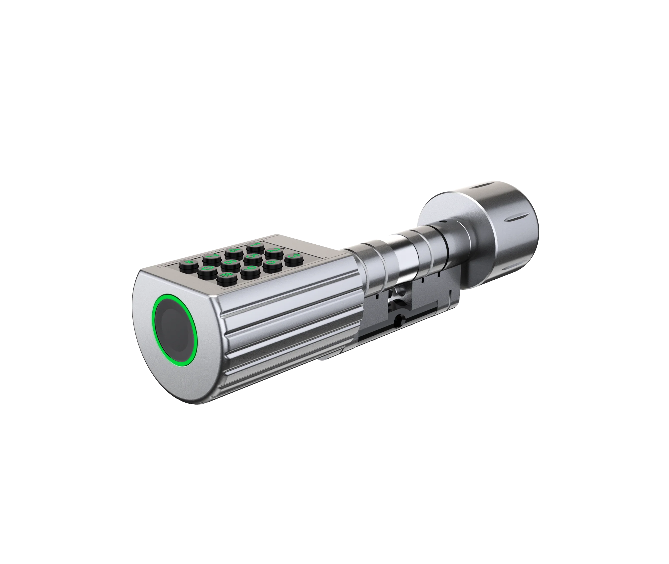 JIXIN Europe Standard TTLock Tuya Ble Biometric Fingerprint Door Lock Electric Cylinder Smart Locks