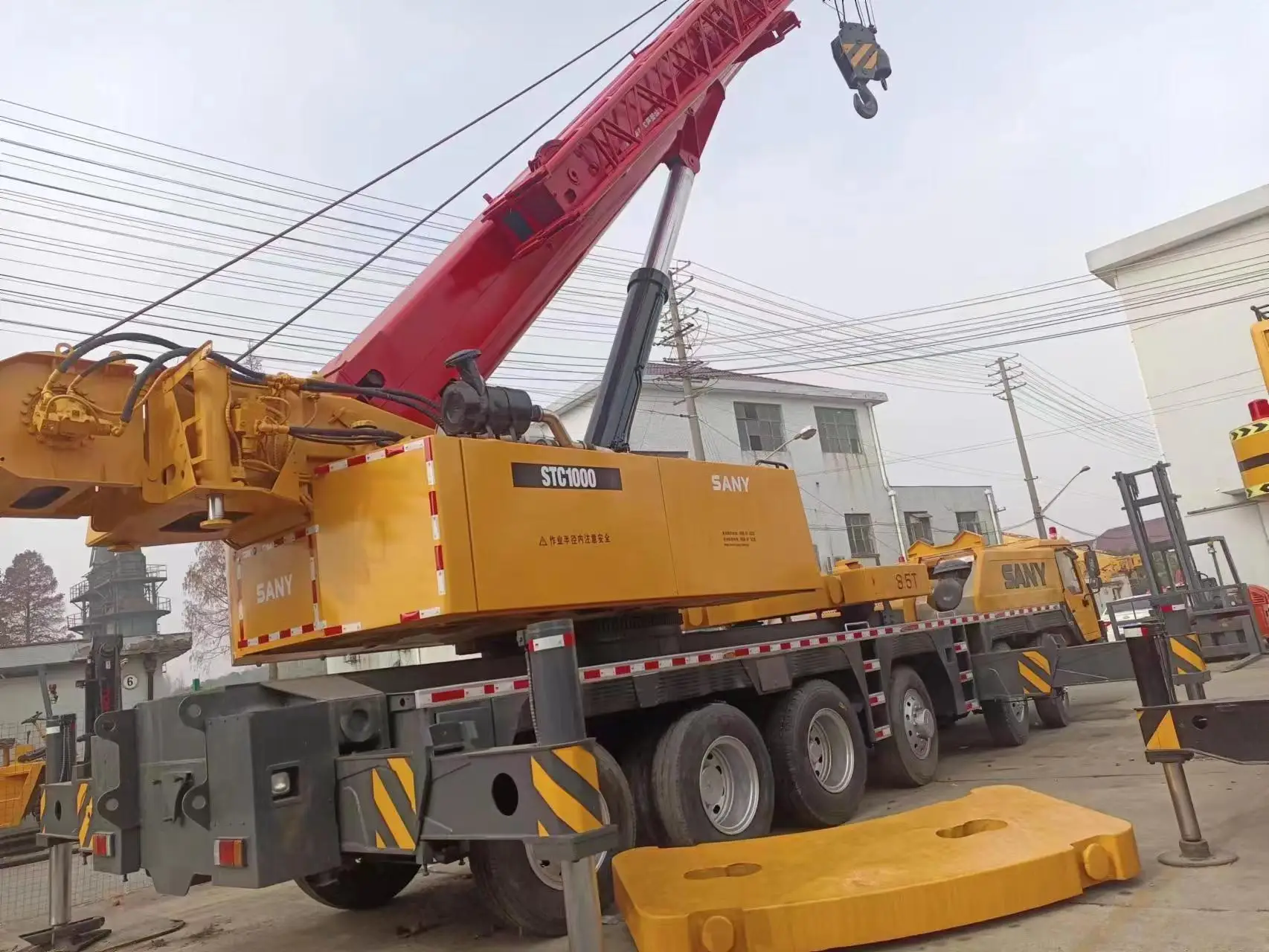 selling  good  100 ton used china top quality mobile crane for sale used 100t crane sany truck crane stc1000 price