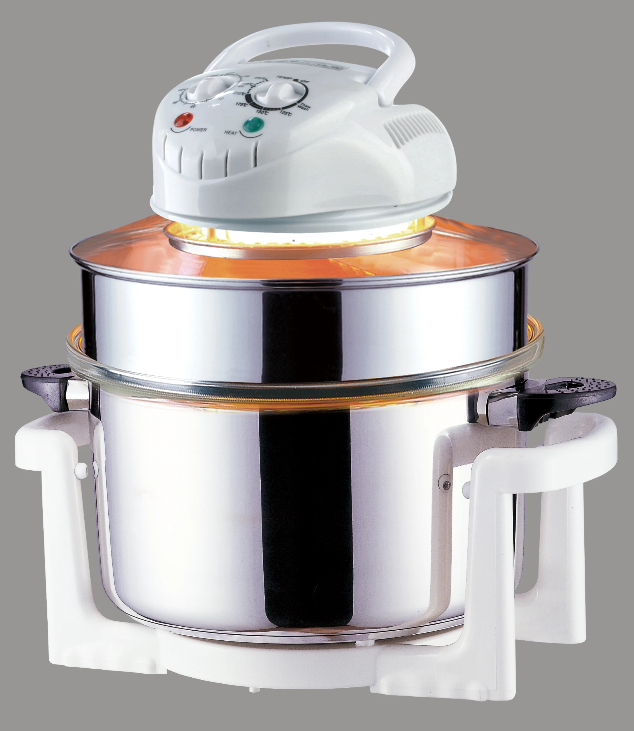 12L/17L 8 in 1 Household Infrared Visual Convection Oven Glass Bowl Toaster Electric Oil-free Deep Air Fryer Halogen Oven