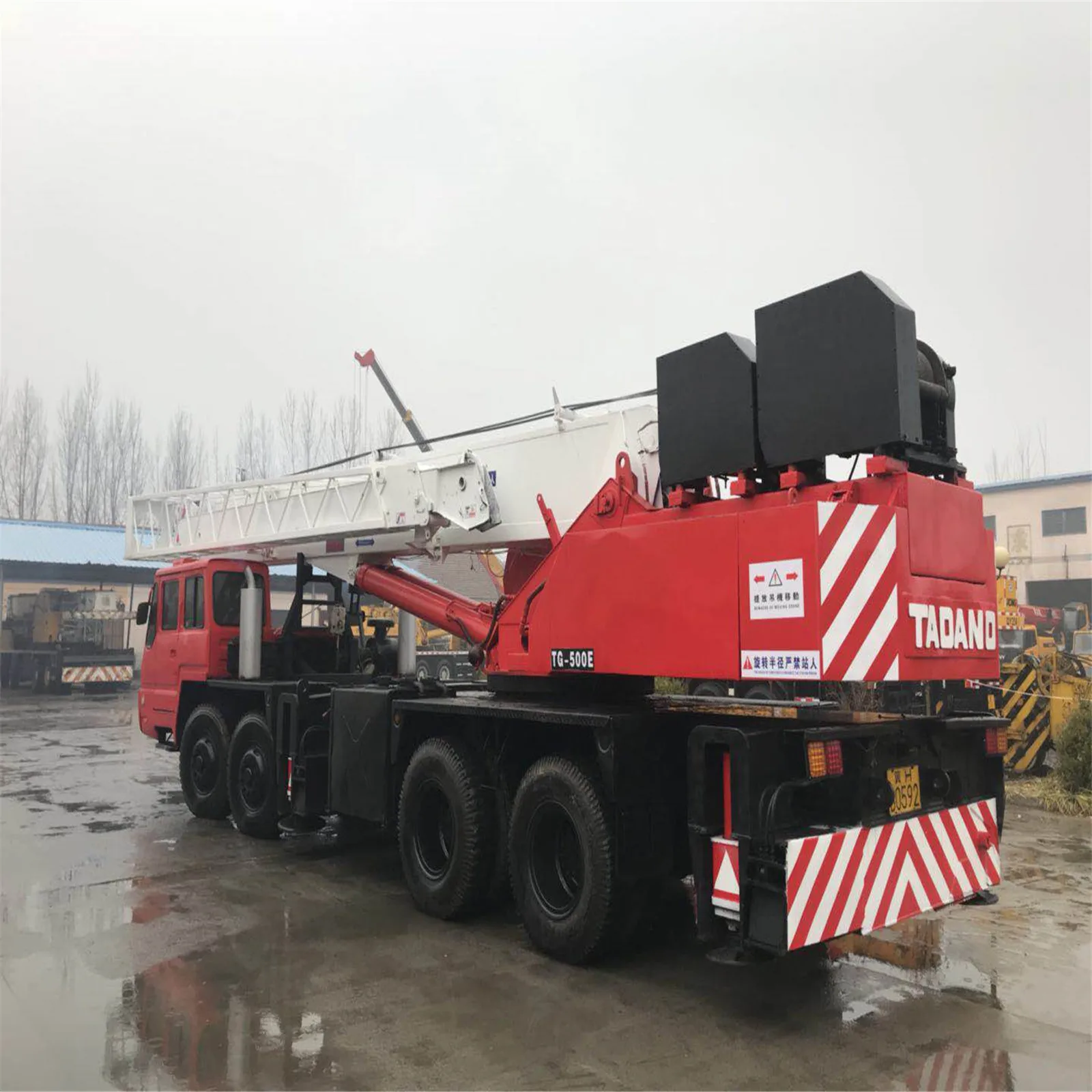 Used Good Condition Tadano TG500E 50 ton Truck Crane, Second Hand Tadano TG500E Lifting Mobile Crane for sale