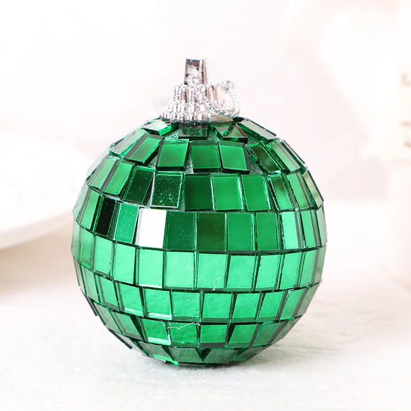 Disco Mirror Balls 3-80cm Gold Silver Red Green Blue Glass Ball For Christmas New Year Party Decorations