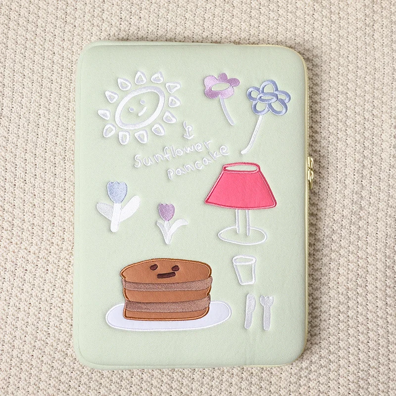 Thin Design All Size Muti Color Cotton Cute Pattern Tablet Case Sleeve Bag For iPad Mini Pro Air