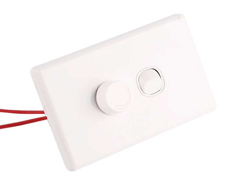Australia Wall switch dimmer led light horizontal  rotary dimmer switch