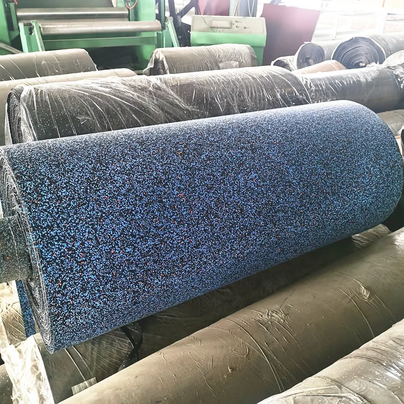 Non-toxic recycled rubber granules rubber flooring tile for sports room