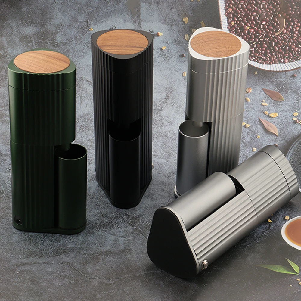 Factory Direct 2022 New Design DC Electric Coffee Grinder include Full Certs Adapter Stainless Steel Conical Burr Good Price