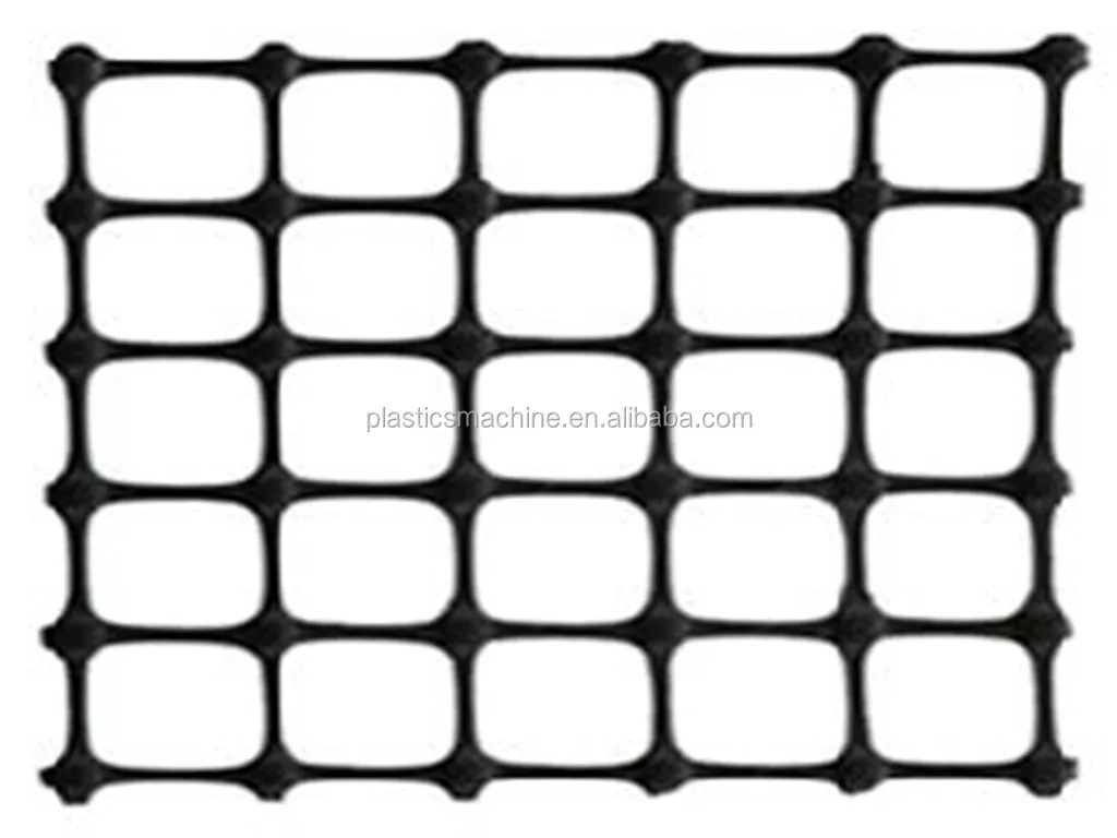 PP/PE  Bidirectional Stretching  Plastic Geogrid Making Machine Plastic Geogrid  Production Line