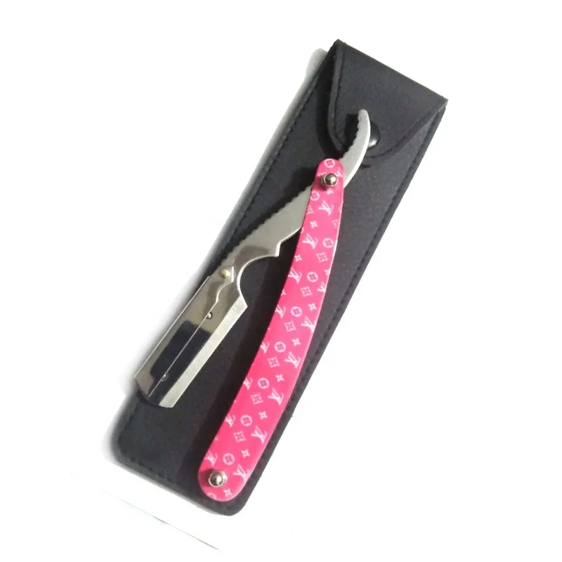 
 Высококачественная профессиональная прямая Парикмахерская бритва с лазерным покрытием из нержавеющей стали для влажного бритья/бритвенные лезвия  