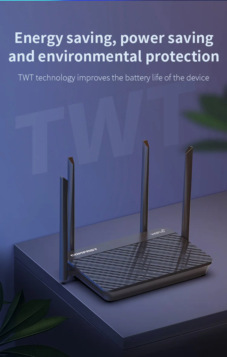 Беспроводной маршрутизатор Comfast 12 В openwrt Wi-Fi 6 tenda 802.11ax 1800 Мбит/с wifi6
