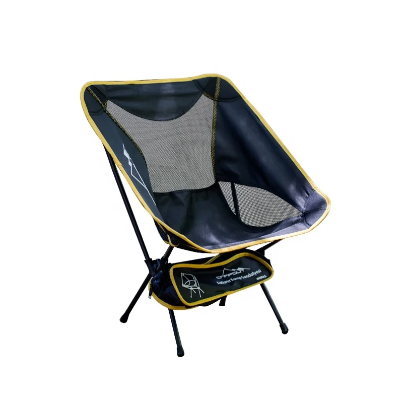 New Arrival Wholesale Aluminum Alloy Outdoor Folding Fishing Beach Camping Moon Chair