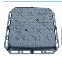 600*600  ductile iron  square  and  round  A15 B125 C250  D400 Manhole Cover