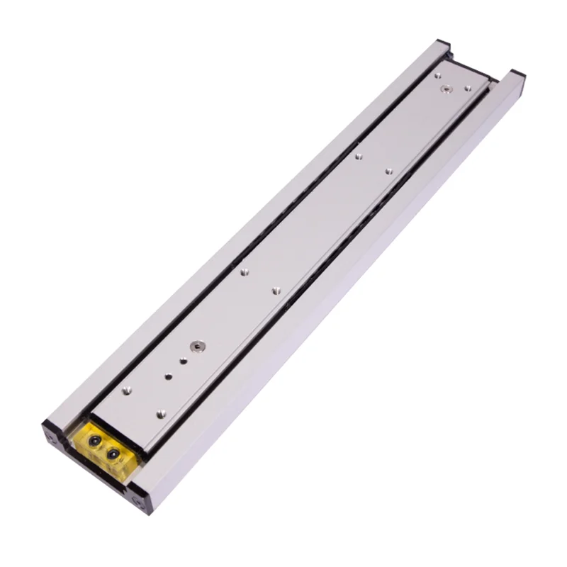 600mm solid aluminum saw guide rail 2 folds heavy duty load drawer slide rail aluminium guide rail