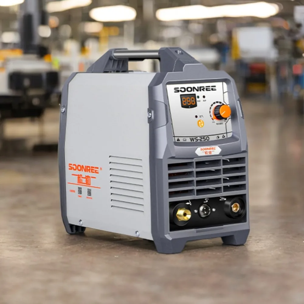 AC220V WS-250A DC Inverter Multi-function Argon Arc Welder Electric Welder Gas/Electric Weld Dual Metal Welding Equipment