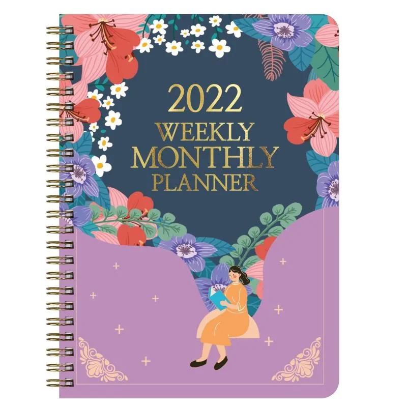 Factory Customized Cheap Colorful Hard Cover Printing Service of Spiral Bound Notebook/Planner/Journal/Agenda