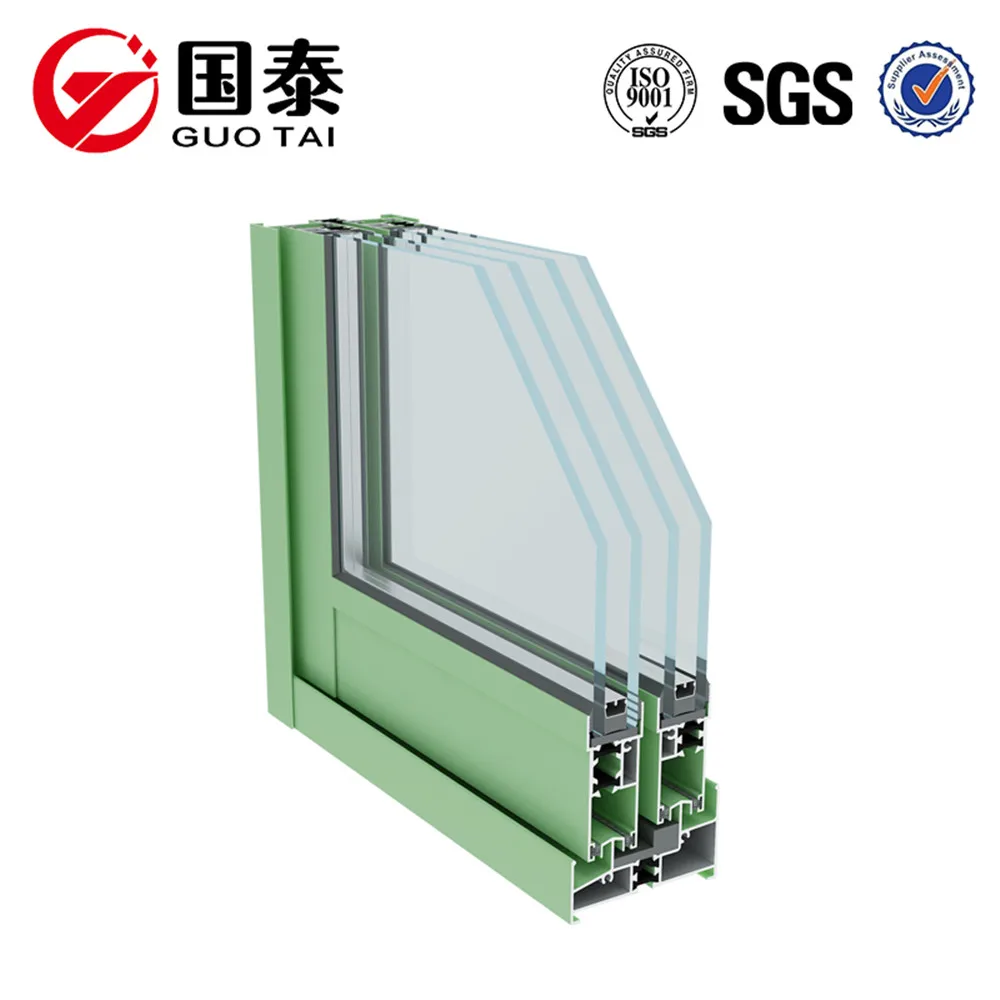 Aluminum curtain wall profile Glass curtain walls accessories for facade