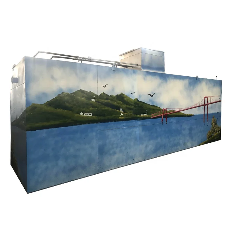 corrugated ink sbr waste water treatment plant machine shrimp containerized sewage treatment plant recycling system for domestic