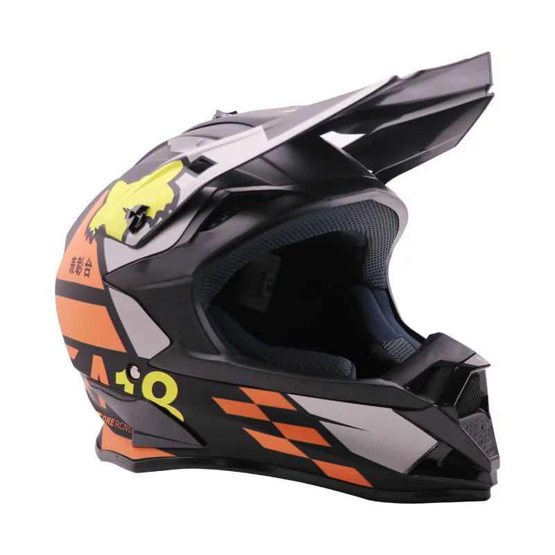 DOT approved custom Fashion ABS material Full Face Off Road Downhill motorcycle motocross