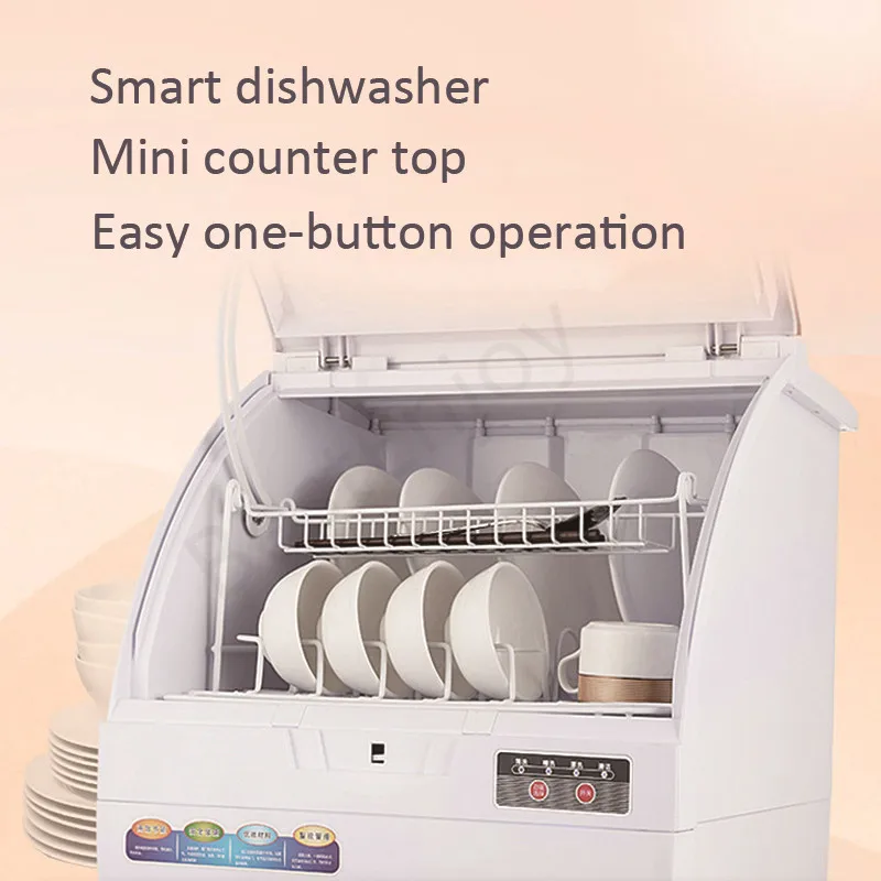 Compact Coffee Double Wall Dishwashable Mini Dish Washer Dishwashing Benchtop Dishwashers Washing Machine Household Dishwasher