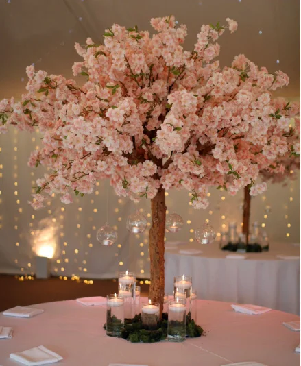Artificial silk cherry blossom tree cherry blossom wedding centerpiece for sell decoration wholesale