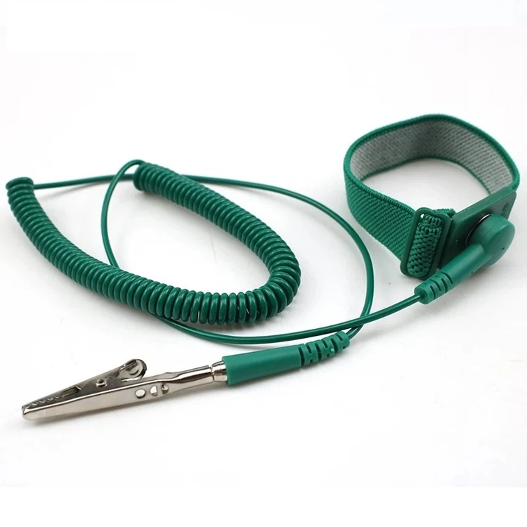 Conductive Cleanroom ESD Antistatic Discharge Wrist Strap for Static Control
