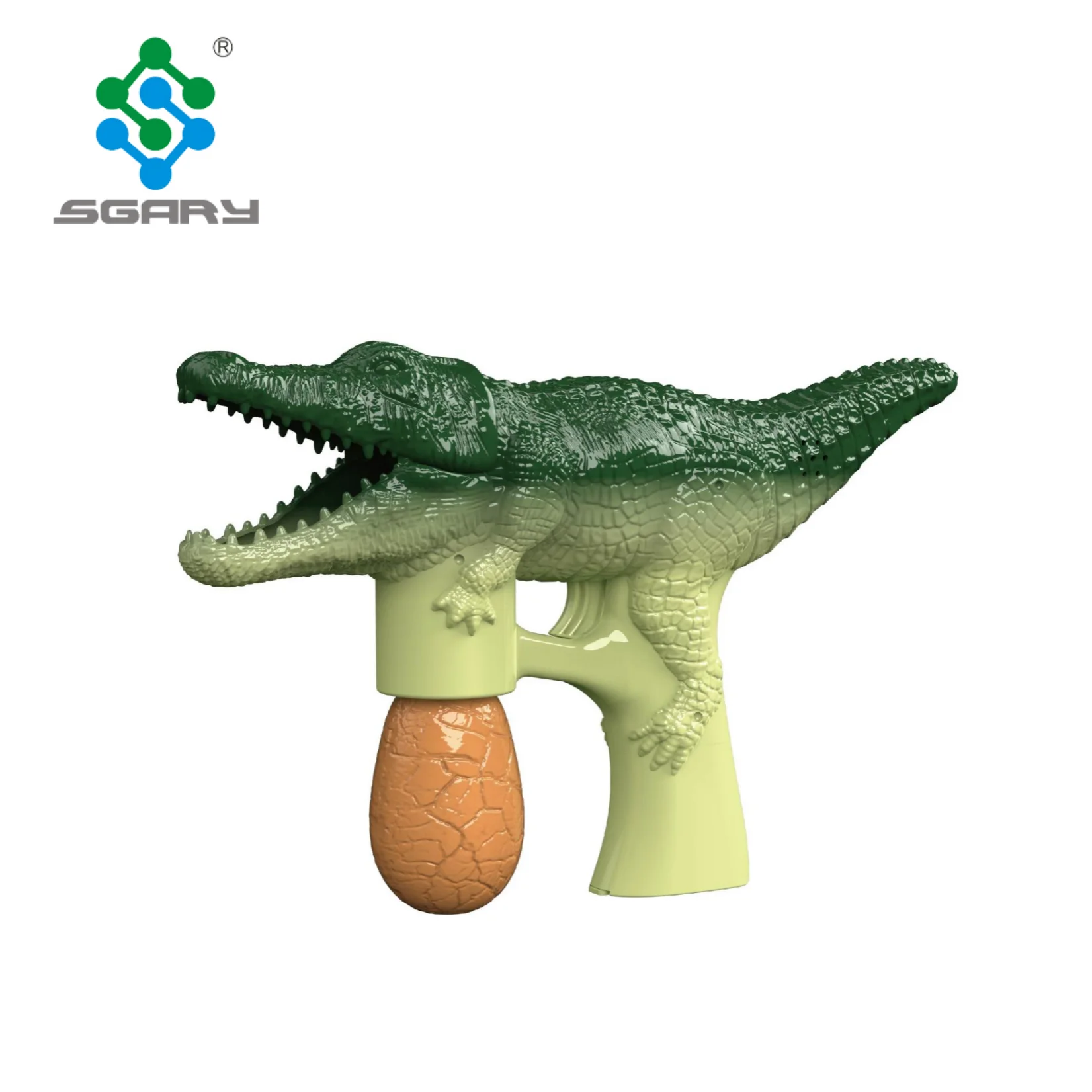 2022 Newest dinosaur bubble gun new style bubble gun toy summer outdoor soap water bubble machine toys for kids
