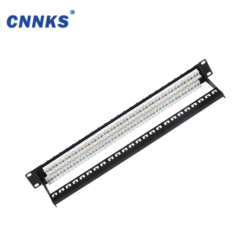 rj45 1u rack mount cat6 ftp 48 port empty panel UTP 19 inch Patch Panel