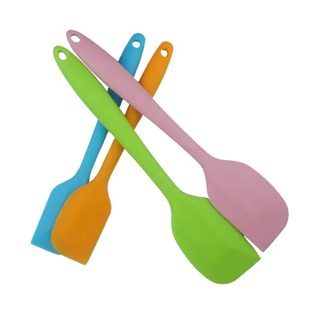 Non-Stick Kitchen Utensils Baking Cooking Tool Silicone Scraper Tool Silicone Cake Scraper Spatula