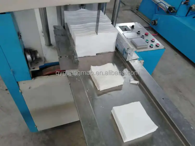 Automatic serviette tissue napkin paper folding machine napkin printing machine for sale