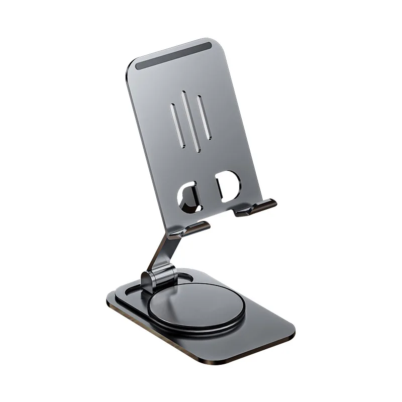 RTS Mobile phone stand wholesale desktop stand live broadcast stand flat creative folding metal lazy shoot multifunctional