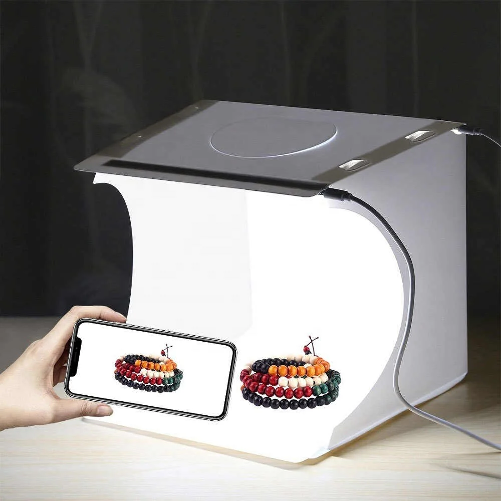 Mini Photo Studio 6 Color Backgrounds Portable Foldable Mini Studio Photography Light Box Tent Kit Photography Lighting Tent