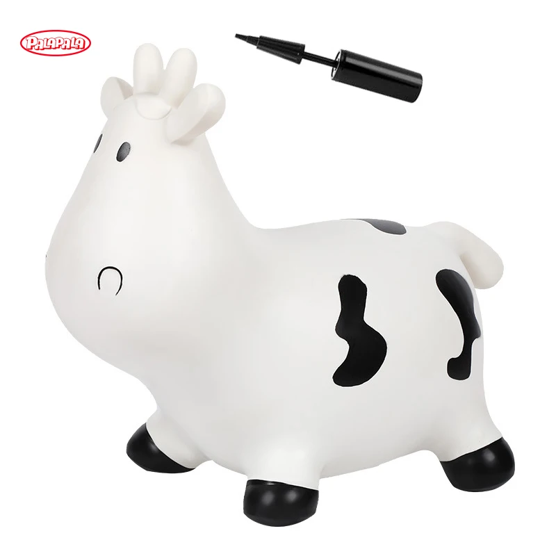 TEMU Hot Sell Children Indoor and Outdoor PVC Bouncy Hopping Animal Toys Inflatable Toy Animal Jumping Unicorn for Kids