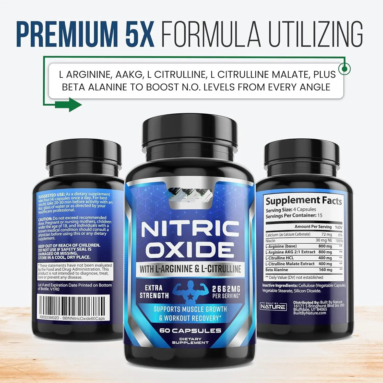 OEM/ODM Nitric Oxide Capsules Humaan Superbeets Heart Chews for Adults