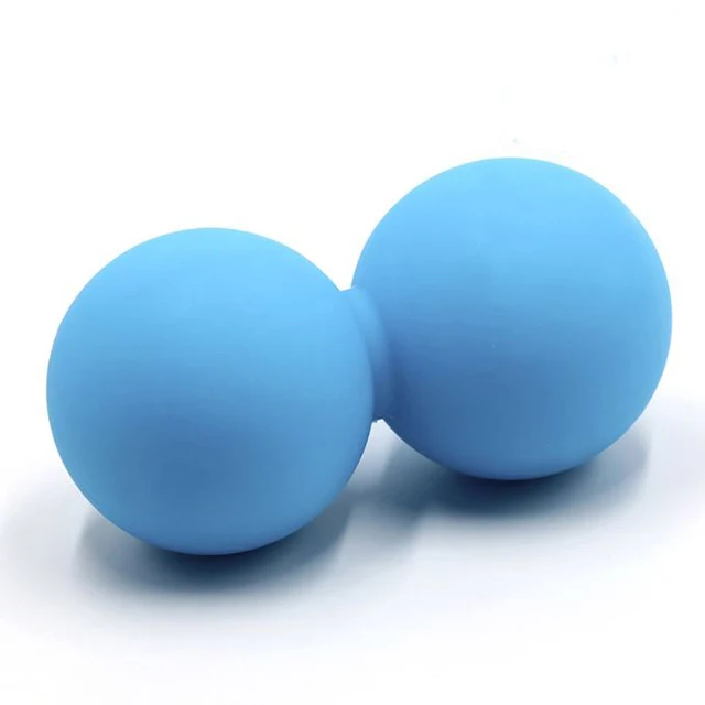 Myofascial силиконовый массажер для мышц арахис двойной Массажный мяч Лакросса