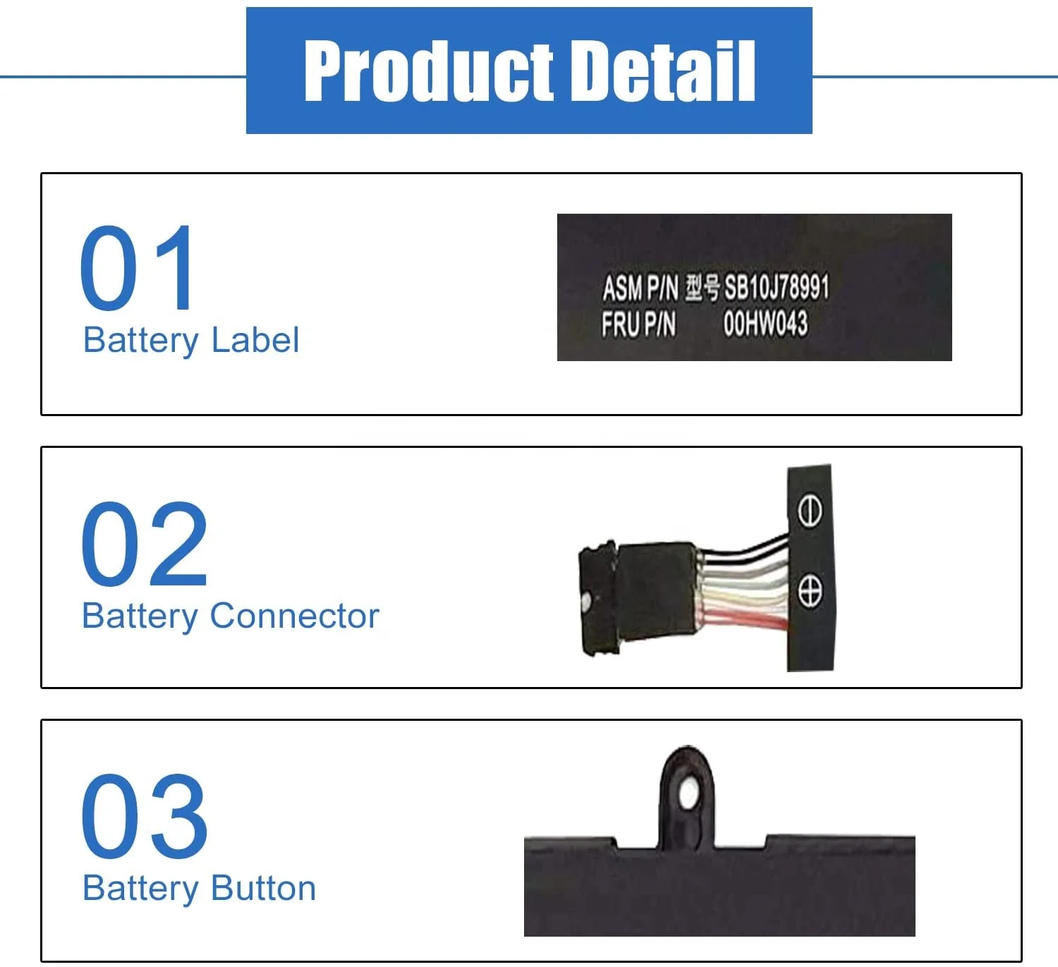Laptop Battery 42Wh SB10J78991 for Lenovo Yoga 11e 20GB Series 3th Gen 00HW042 00HW043