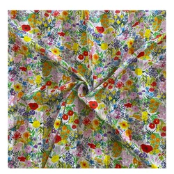 silk cotton fabric stripe pattern jacquard custom print  fabric