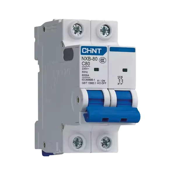 Hot Selling wholesale CHNT NXB-40 1P+N MCB Air Switch 10A Miniature Circuit Breaker