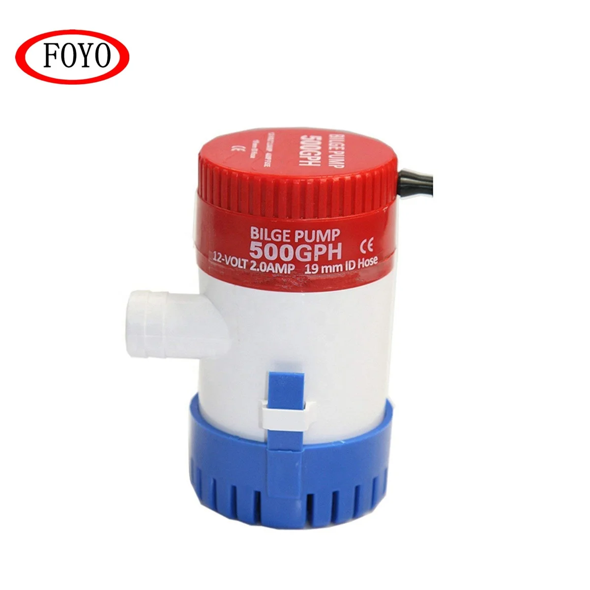 Погружной откачивающий водяной насос Foyo по низкой цене, 12 В постоянного тока, 500 галлонов в час, Неавтоматические морские электрические откачивающие насосы для бассейнов