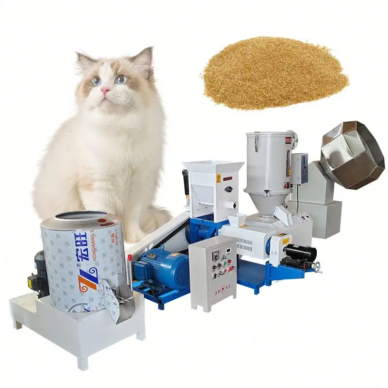 Best-selling automatic fish feed machinery float fish feed food pellet machine