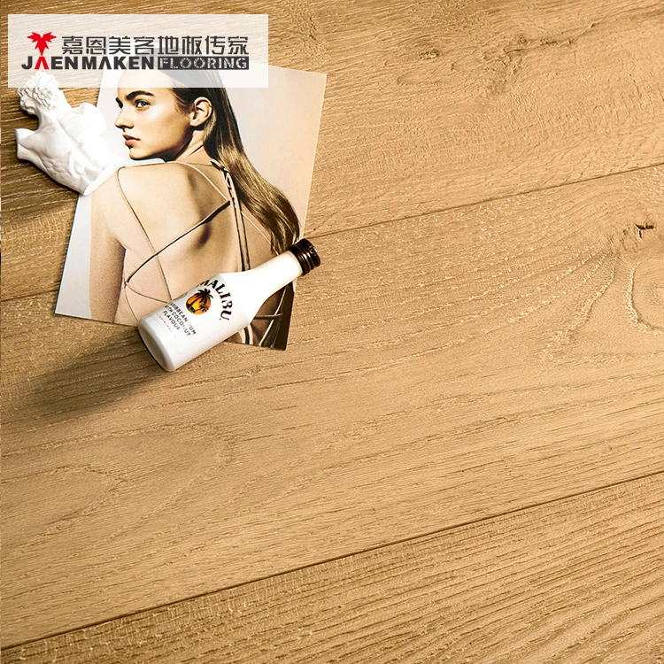 Chevron Wood Flooring Oak Flooring European White Oak Rice White Poplar Core Plate + Poplar Back Plate + Hardwood Surface Plate